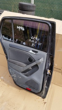 VW GOLF 6 VI ДВЕРЬ ЗАДНЯЯ ЛЕВАЯ LC9X HB