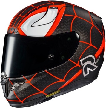 Kask motocyklowy HJC RPHA 11 Spiderman Miles Morales Marvel r. XS + 2 szyba