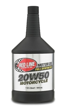 Motocyklowy olej silnikowy syntetyczny Red Line 20W50 0.94l