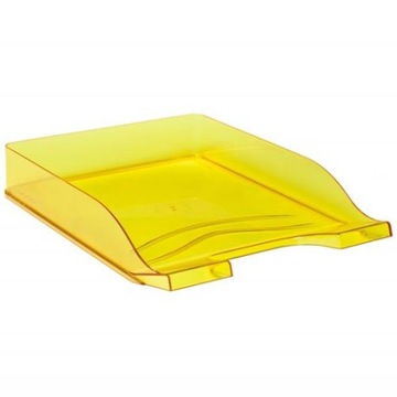 Pojemnik na dokumenty szuflada półka żółta