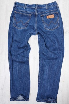 WRANGLER TEXAS JEANS spodnie męskie granatowe PREMIUM 34/30 pas 88