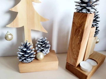 Стильный Рождественский КРЕМОВЫЙ Деревянный УКРАШЕНИЕ ЕЛКИ РОЖДЕСТВЕНСКИЕ УКРАШЕНИЯ БОЛЬШИЕ