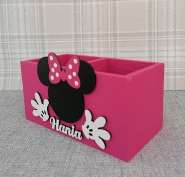 БОЛЬШАЯ подставка для мелков, 100% ДЕРЕВО, МИННИ