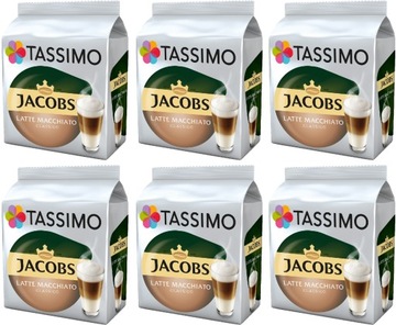 TASSIMO Jacobs Latte Macchiato Classico 6 капсул