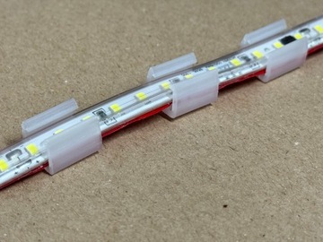 МОНТАЖНЫЙ КРОНШТЕЙН ДЛЯ СВЕТОДИОДНОЙ ЛЕНТЫ COB SMD 2835, РАЗРЕЗАН КАЖДЫЕ 10 СМ