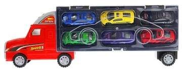 TRUCK CIĘŻARÓWKA LAWETA TRANSPORTER 6 AUTEK WALIZKA