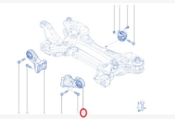 ПОДУШКА ДВИГАТЕЛЯ R MASTER III 2.3DCI