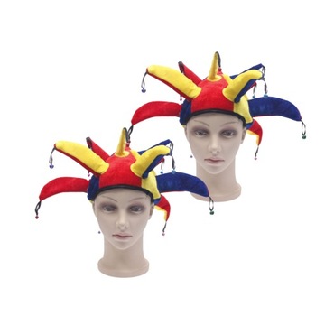 CZAPKA KLAUNOWA KARNAWAŁ PARTY DEKORACYJNA CZAPKA