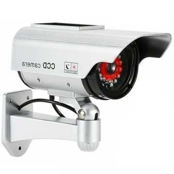 ATRAPA KAMERY SOLARNA KAMERA MIGAJĄCA DIODA LED