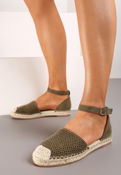 Renee Zielone Espadryle damskie 38 Ekozamsz