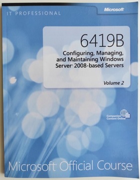 Официальный курс Microsoft 6419B Windows Server 2008