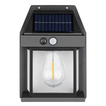 LAMPA LED SOLARNA Z CZUJNIKIEM OGRODOWA ZEWNĘTRZNA