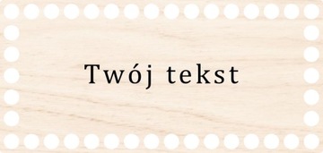 PROSTOKĄT BAZA 10X21CM DNO KOSZYKA PERSONALIZOWANA