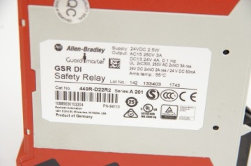 Модуль реле безопасности Allen Bradley 440R-D22R2 Ser A GSR DI
