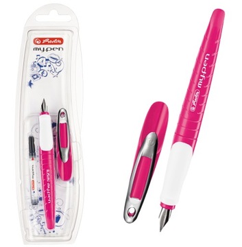 PIÓRO WIECZNE HERLITZ MY.PEN RÓŻOWE DLA PRAWORĘCZNYCH