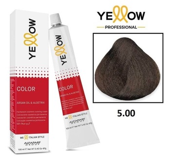 Yellow Farba do włosów 5.00 jasny brąz intensywnie naturalny 100ml