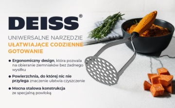 Дайсс PRO Картофельная толкушка из нержавеющей стали