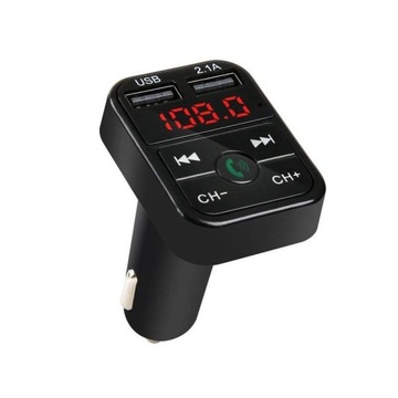 Адаптер-передатчик BT 5.0 2xUSB MicroSD Громкая связь