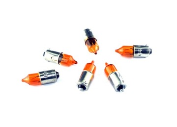 2x ŻARÓWKI ŻARÓWKA POMARAŃCZOWA MINI 12V 23W BA9S