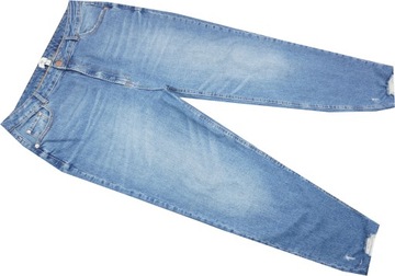 RIVER ISLAND_46_ SPODNIE jeans Z ELASTANEM 7/8 V605