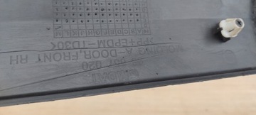 CHEVROLET SPARK N200 2005-2010 ROK LIŠTA DVEŘE PRAVÝ PŘEDNÍ