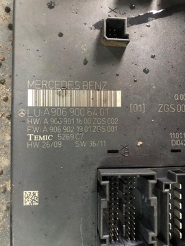 MERCEDES SPRINTER 906 MODUL SAM SKŘÍŇKA POJISTEK 9069006401