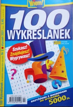 Krzyżówki Wiem! 100 WYKREŚLANEK 2/2021