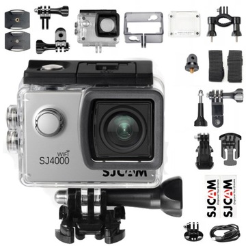 Kamera sportowa SJ4000 SJCAM WiFi 4k 30FPS Wodoodporna LCD 2.0