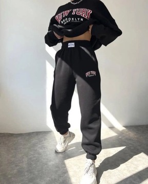 Women Letter Printed Tracksuit 2 Piece Set Autumn