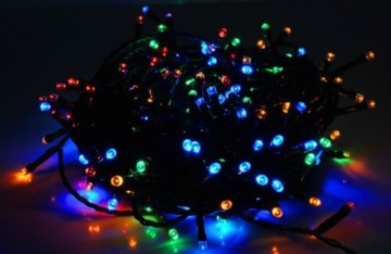 ЕЛОЧНЫЕ ГИРЛЯНДЫ 200LED ВЕРЕВКА 16М РАЗНОЦВЕТНЫЕ