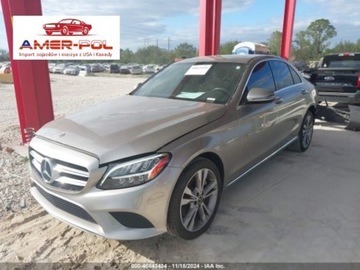 Mercedes Klasa C W205 2019 Mercedes-Benz Klasa C 4MATIC Sedan 255KM , od ubezpieczalni 2.0 Benzyna