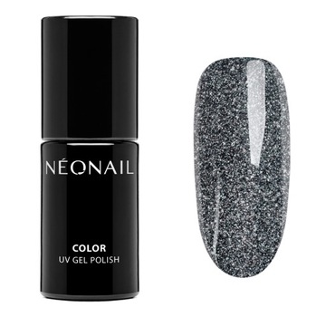 NEONAIL Flash Czarno-Szary Lakier Hybrydowy 10173 Unstoppable Selflove