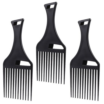 PINK DO WŁOSÓW AFRO PICK PERUKA WARKOCZ HOLLOW WIDELEC GRZEBIEŃ MĘŻCZYZNA