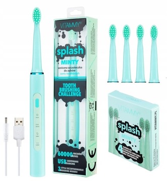 OUTLET VITAMMY SPLASH MINTY Звуковая зубная щетка с мятой