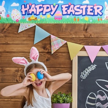 Венок перед входной дверью Пасхальные баннеры