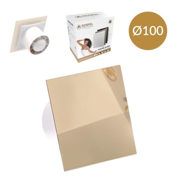 WENTYLATOR ŁAZIENKOWY 100FI STANDARD CICHY DOSPEL + GRATIS