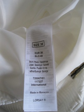 КРАСИВАЯ БЕЛАЯ ЮБКА ОРСЕ, РАЗМЕР 38