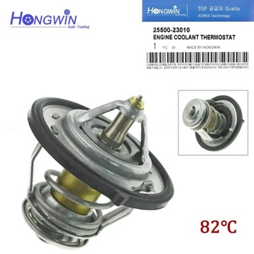 2550023010 / 25500-23010 ENGINE COOLANT TERMOSTAT FOR HYUNDAI SANTA~37107