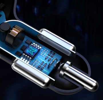 Автомобильное зарядное устройство QC PD FastCharge мощностью 120 Вт