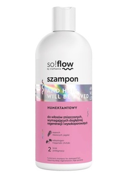 SO!FLOW Humektantowy szampon do włosów zniszczonych, wymagających regenerac