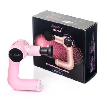 VITAMMY body 6 розовый Массажный пистолет для тела, легкий и безопасный