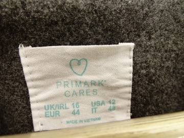 __PRIMARK__szary płaszcz damski_44 XXL