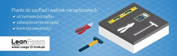 pianka wkład grafitowo-czerwony wypełnienie do Bosch Sortimo L Boxx 136