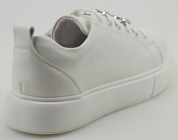 Sneakersy Damskie Vinceza 72300 Białe r. 38 Skóra Naturalna