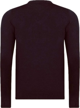 Sweter Tommy Hilfiger klasyk V-neck granatowy r. L