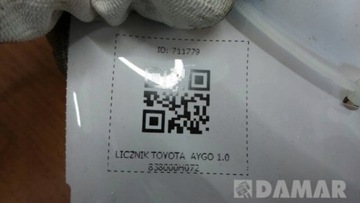 838000H072 PŘÍSTROJOVÁ DESKA BUDÍK TOYOTA AYGO 1.0