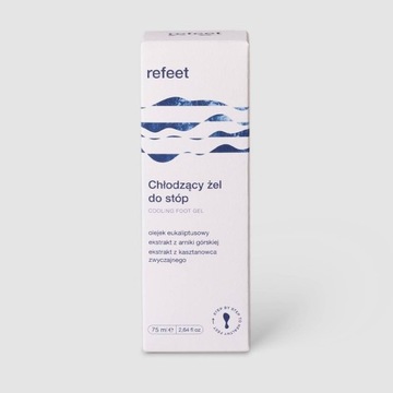 Охлаждающий гель для ног EUCALYPTUS OIL 75мл Refeet уставшие ноги