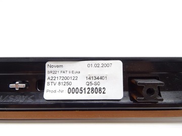 LIŠTA DVEŘE DEKORACE LEVÝ PŘEDNÍ MERCEDES S W221