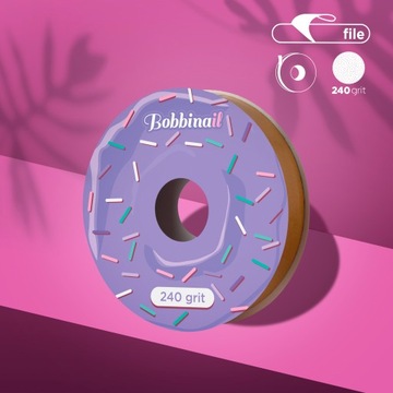 Taśma ścierna uzupełniająca Bobbi Nail 240 grit 8m