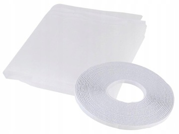 МОСКИТНАЯ СЕТКА ОТ ОКОННЫХ НАСЕКОМЫХ 150х150 + БЕЛАЯ ВЕЛКРО ПРОТИВ КОМАРНЫХ ФИС